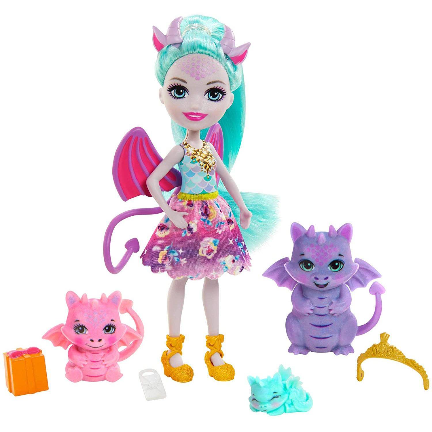 Набор Enchantimals GYJ09 Семья Дианны дракон