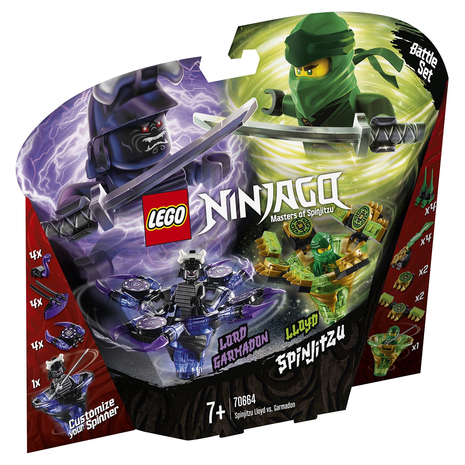 Lego Ninjago 70664 Кружитцу против Гармадона