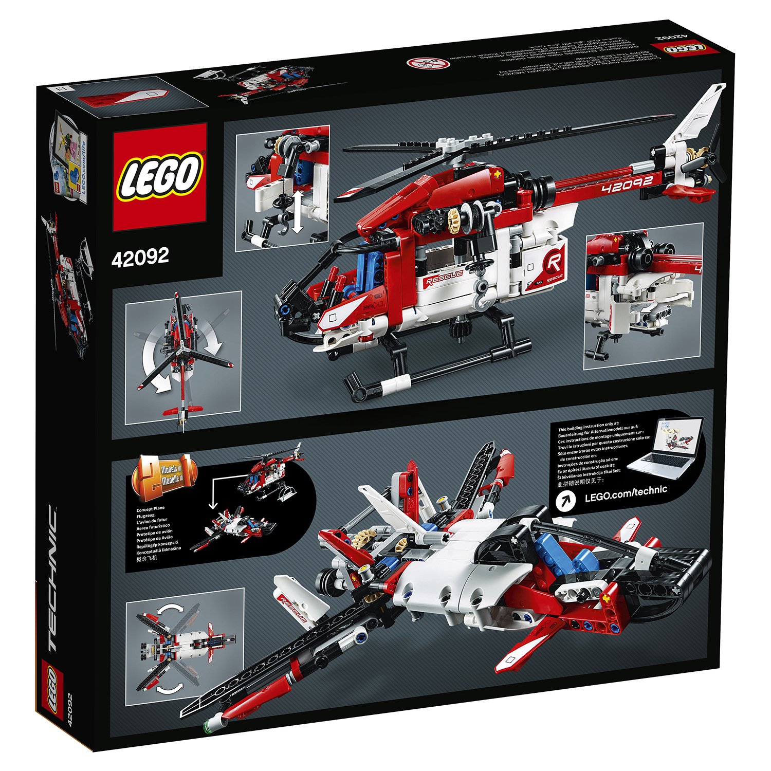 Lego Technic 42092 Спасательный вертолёт