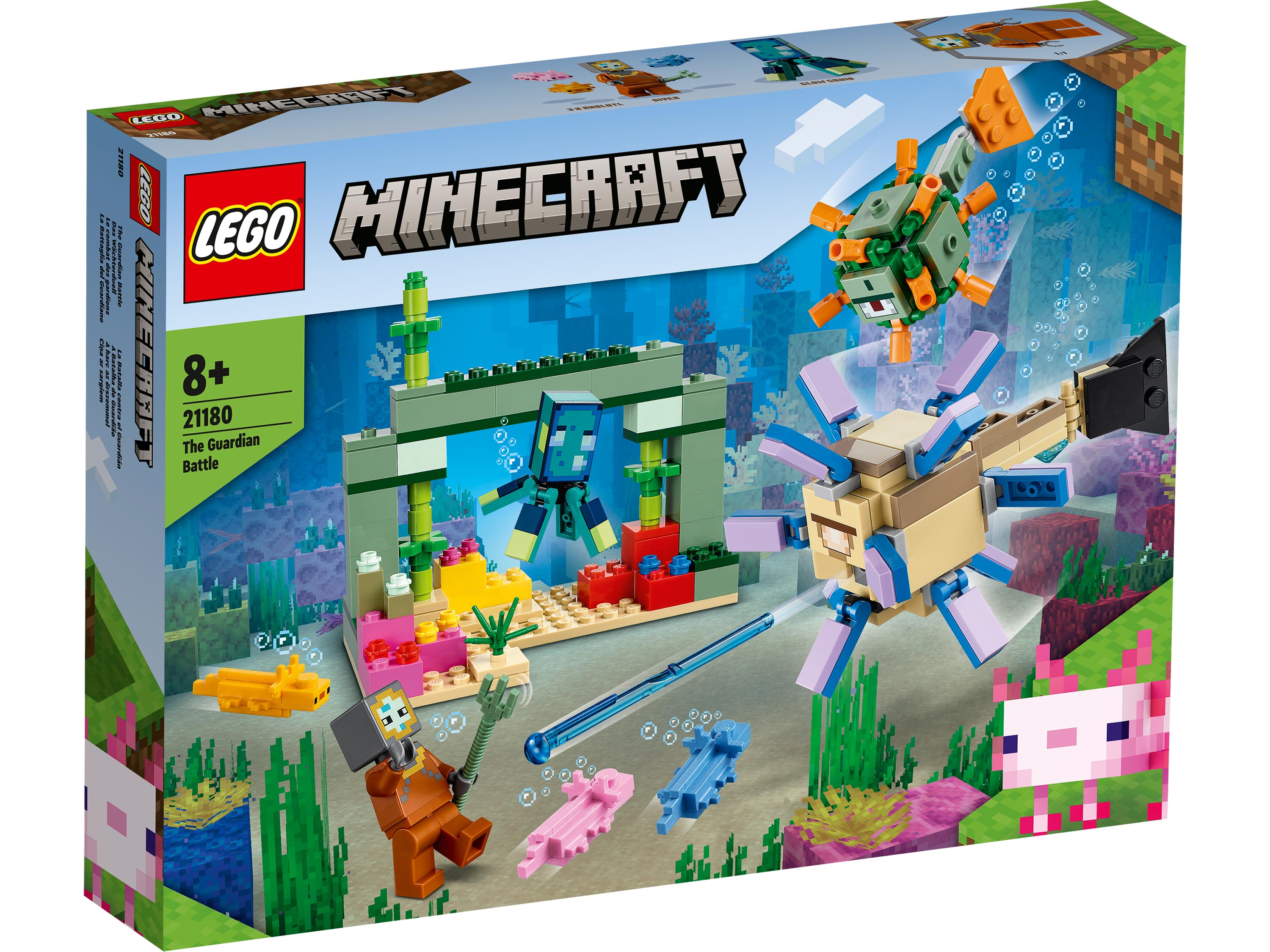 Lego Minecraft 21180 Битва со стражем