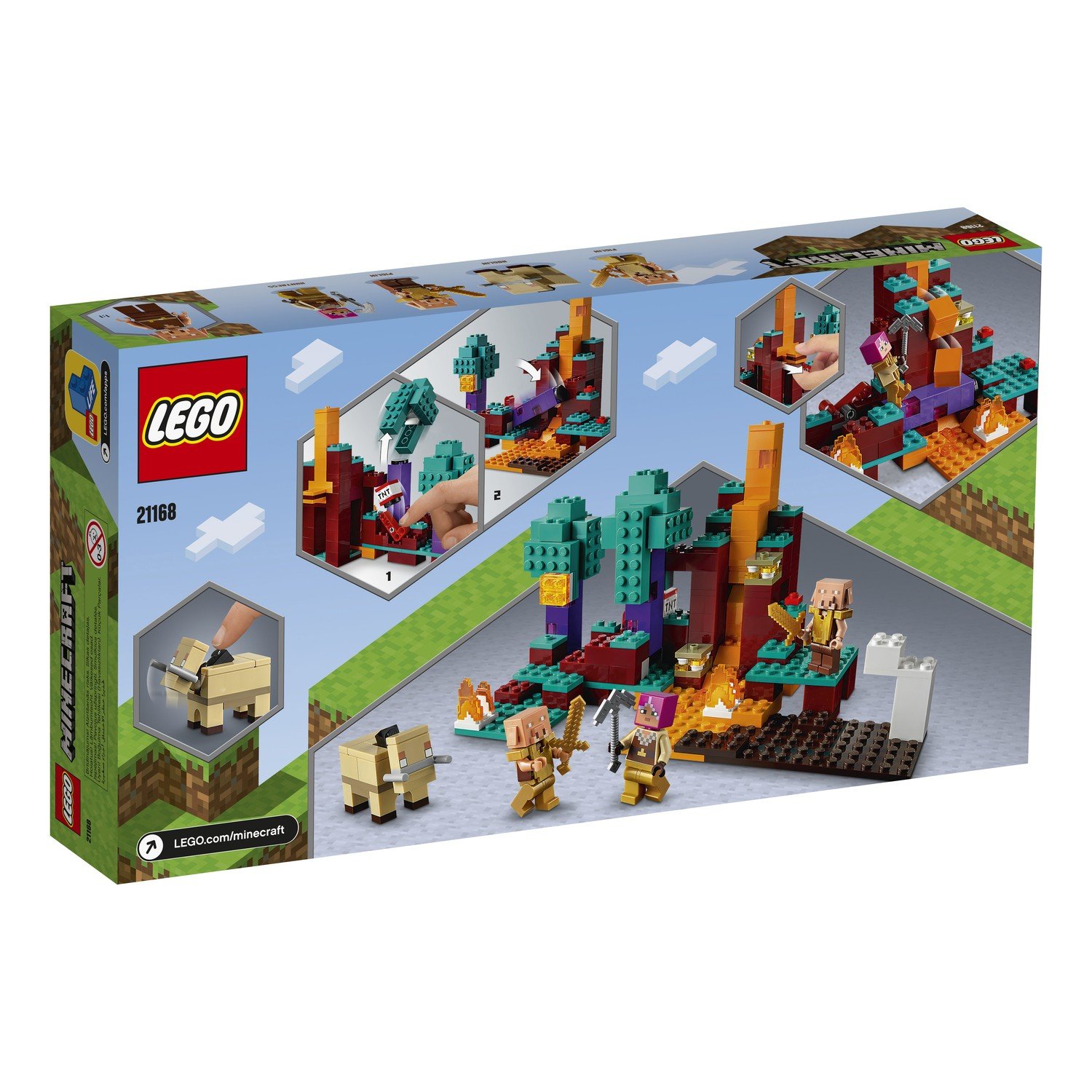 Lego Minecraft 21168 Искажённый лес