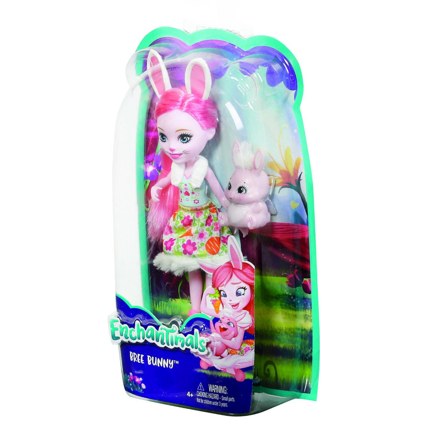 Кукла с питомцем Enchantimals DVH88 Бри Кроля, 15 см