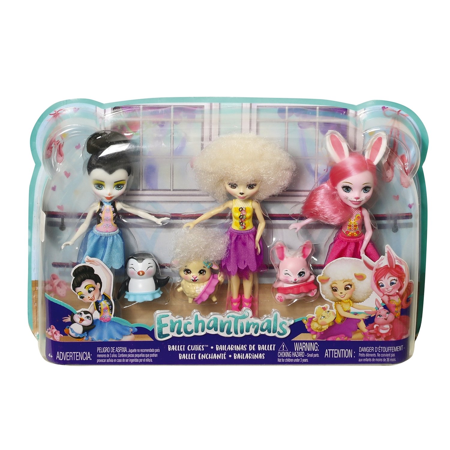 Набор из трех кукол Enchantimals FRH55 Волшебные балерины