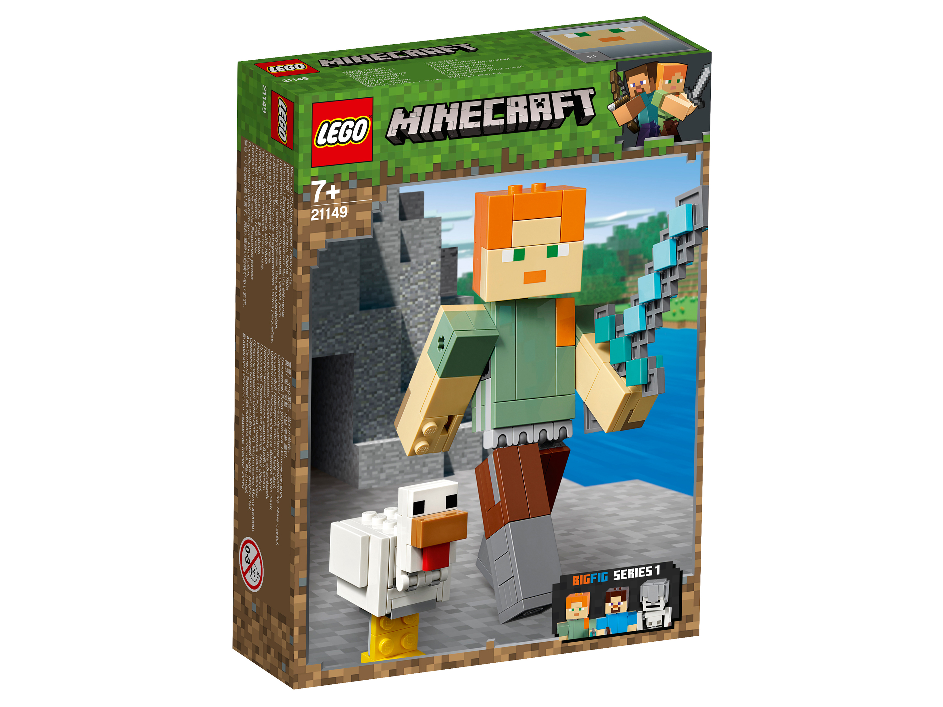 Lego Minecraft 21149 Алекс с цыплёнком