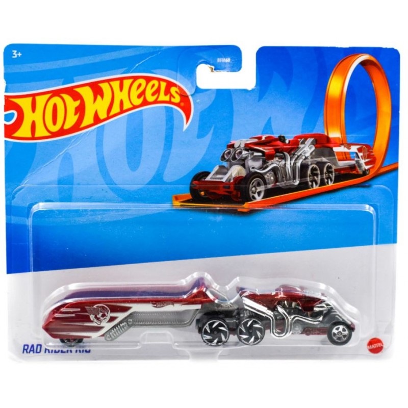 Трейлер Hot Wheels HMG02 Rad Rider Rig Red 2023