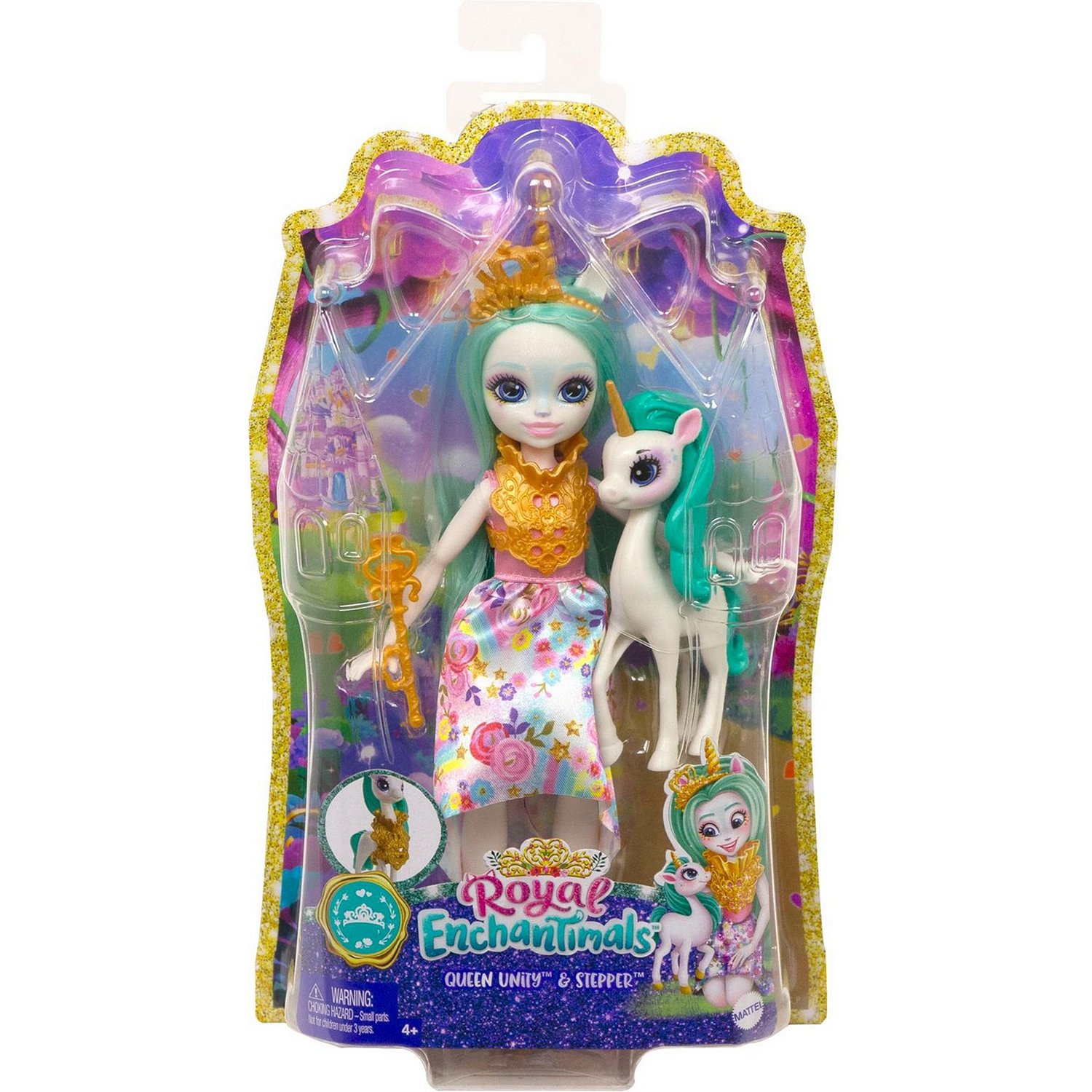 Кукла Enchantimals GYJ13 Королева Юнити и Степпер