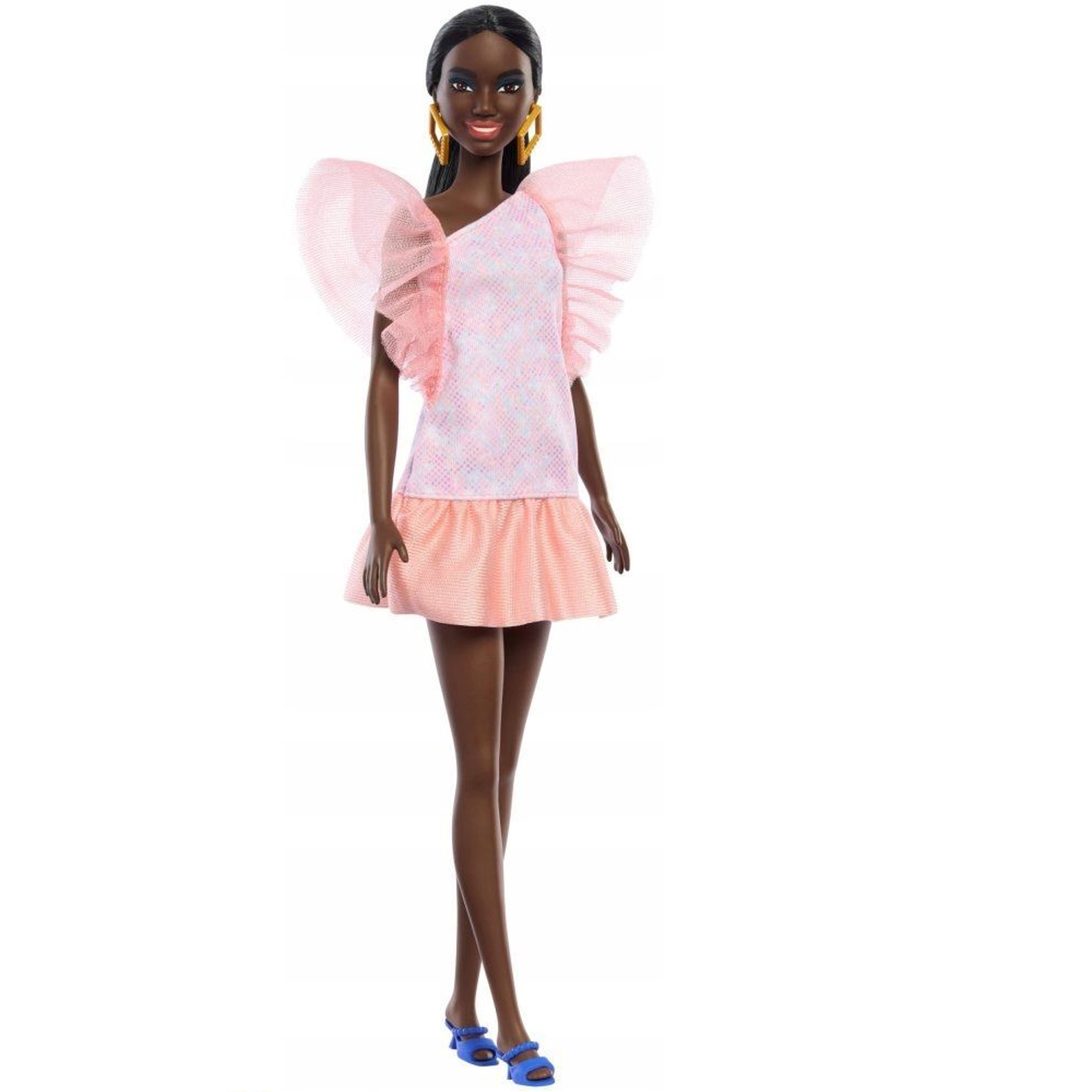 Кукла Barbie HRH14 216 в персиковом платье
