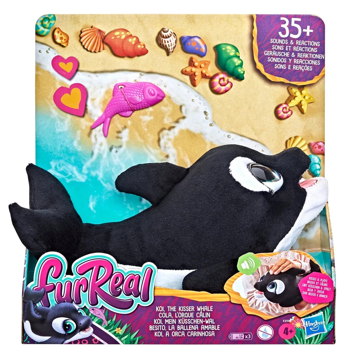 FurReal Friends F2598 Питомец Кикки Малыш-Касатка