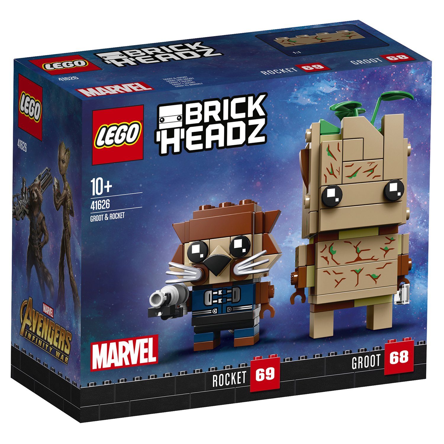 Lego BrickHeadz 41626 Грут и Ракета