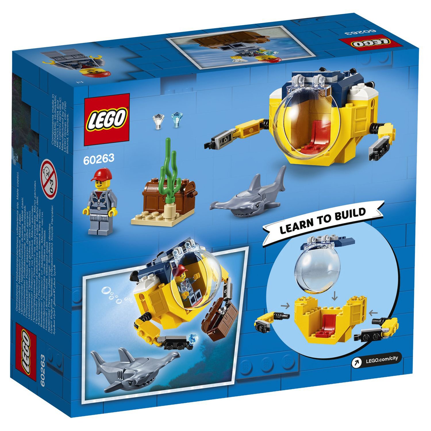 Lego City 60263 Океан: мини-подлодка