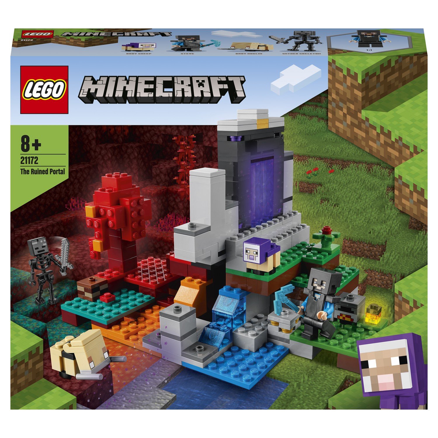Lego Minecraft 21172 Разрушенный портал