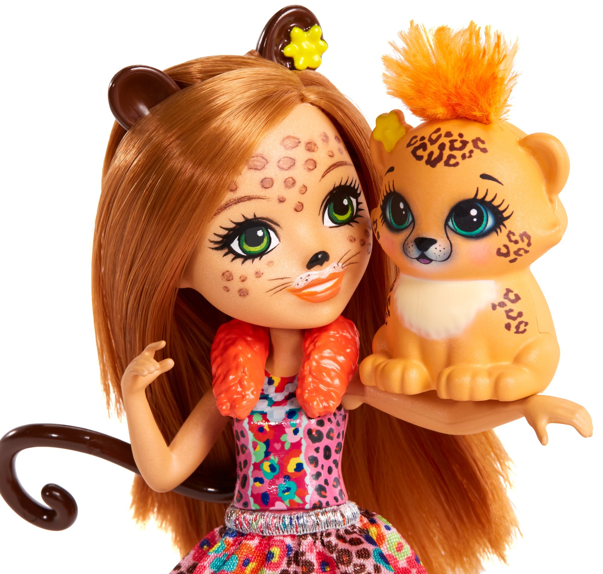 Кукла с питомцем Enchantimals FJJ20 Чериш Гепарди, 15 см
