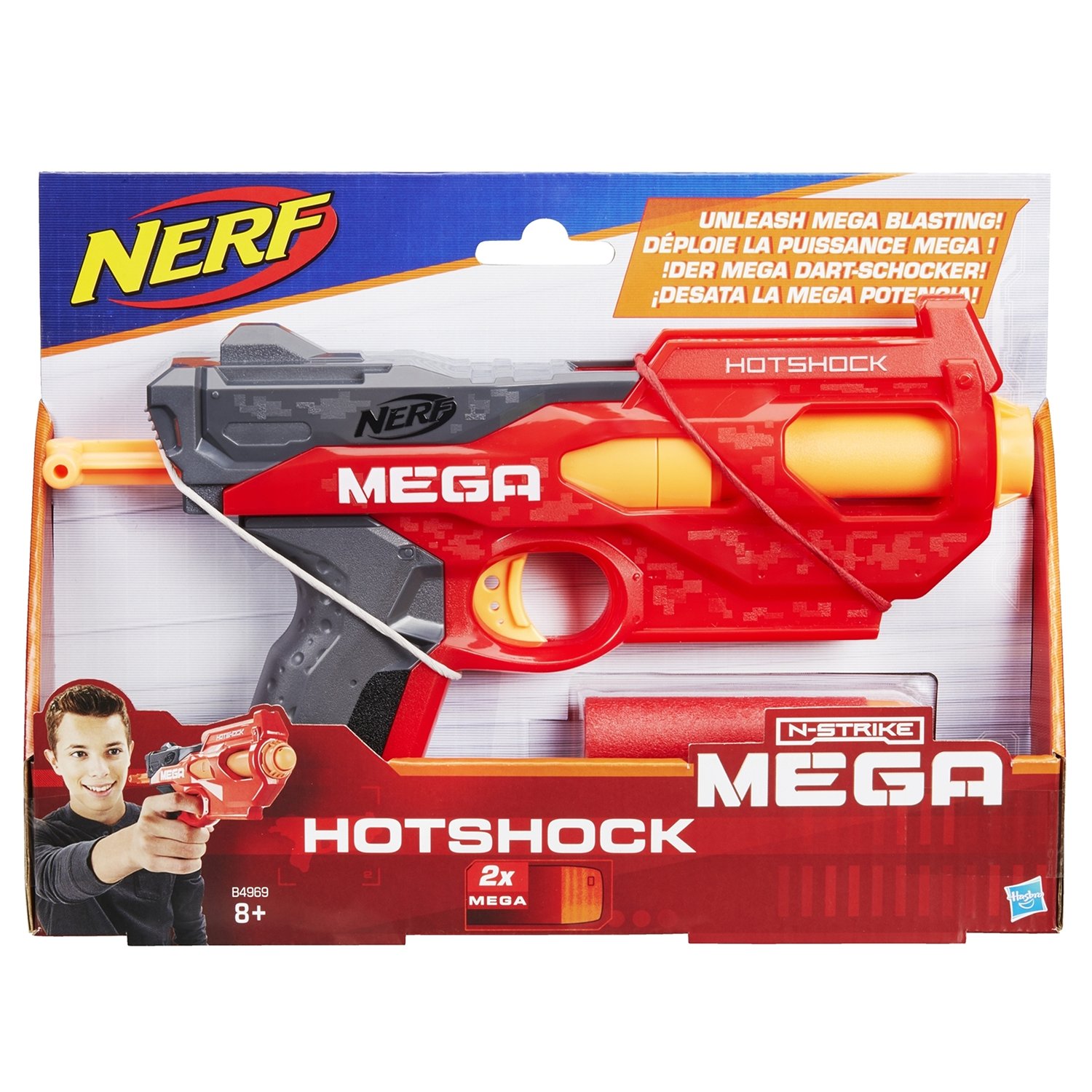 Бластер Nerf Мега B4969 ХотШок