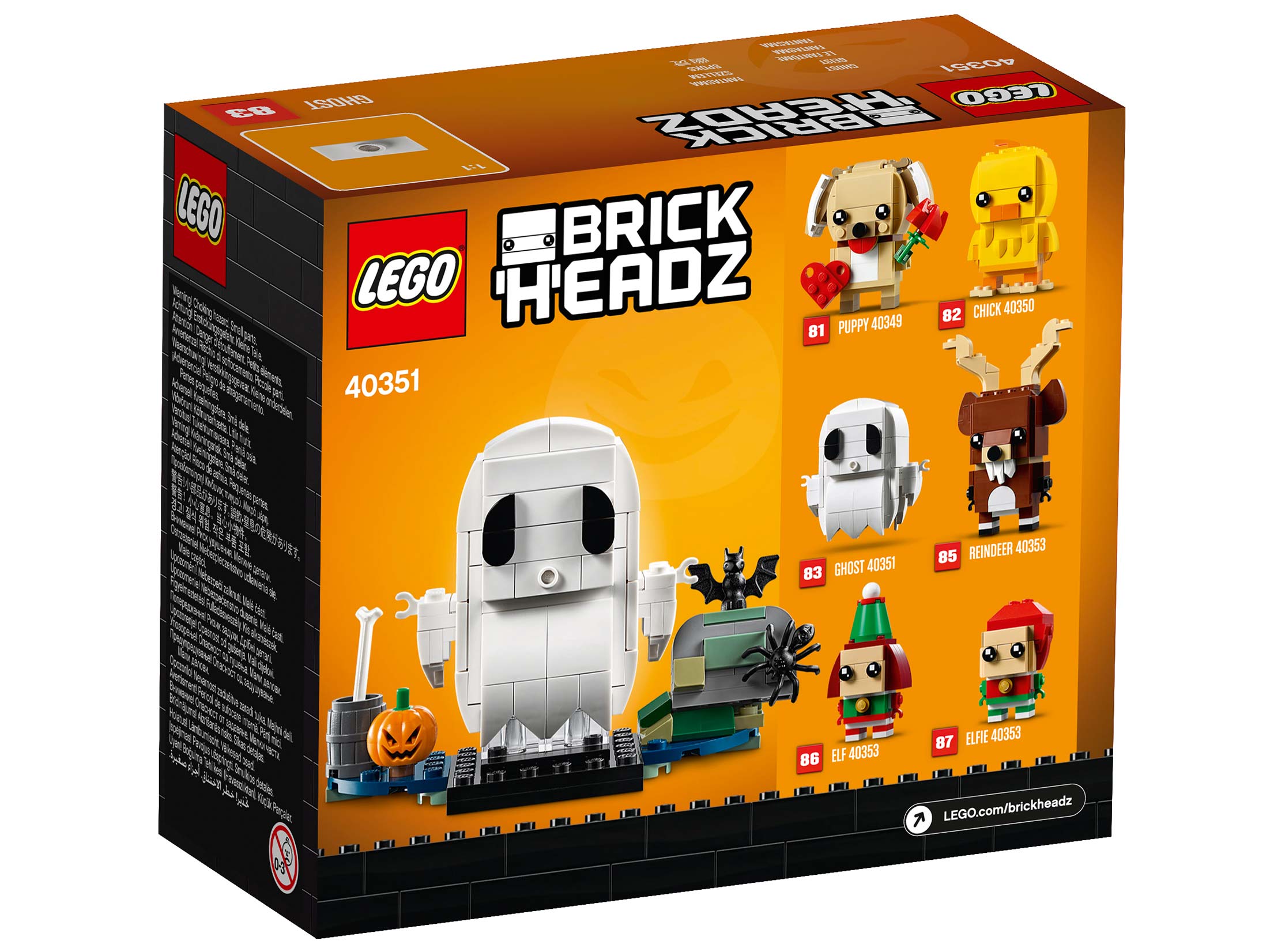 Lego BrickHeadz 40351 Привидение на Хэллоуин