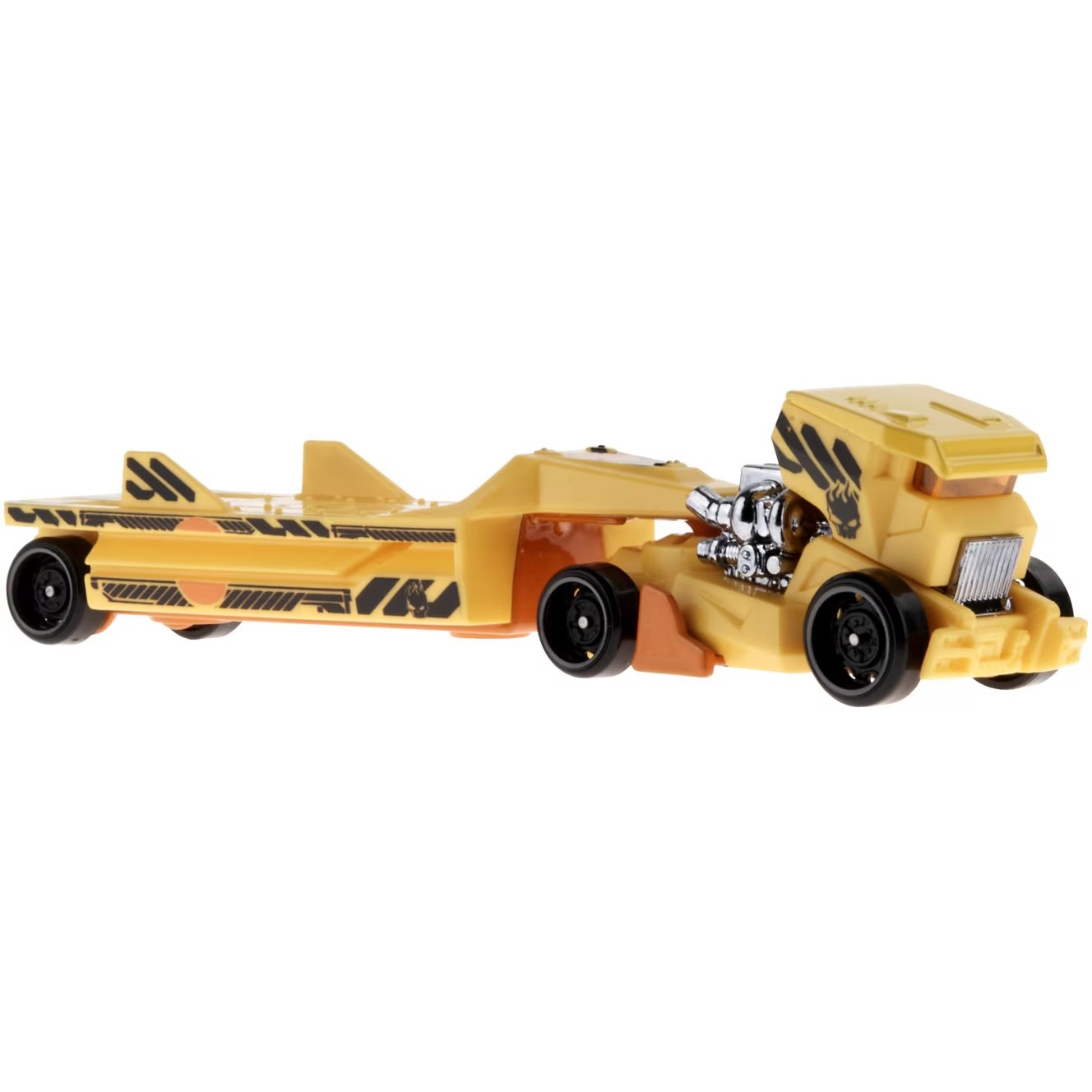 Трейлер Hot Wheels HMG01 Cyberrig Yellow 2023