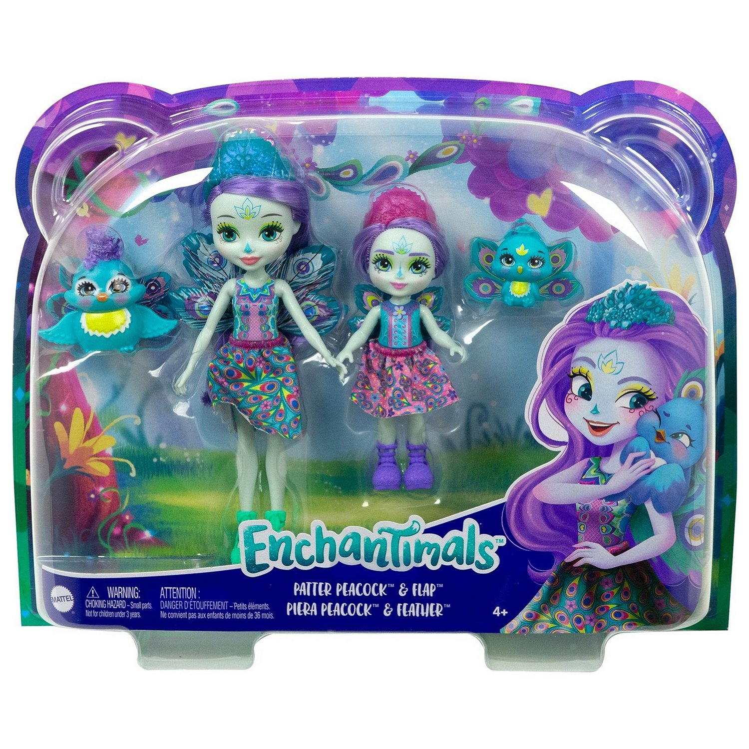 Набор Enchantimals HCF83 Пэттер и Пьера Павлина