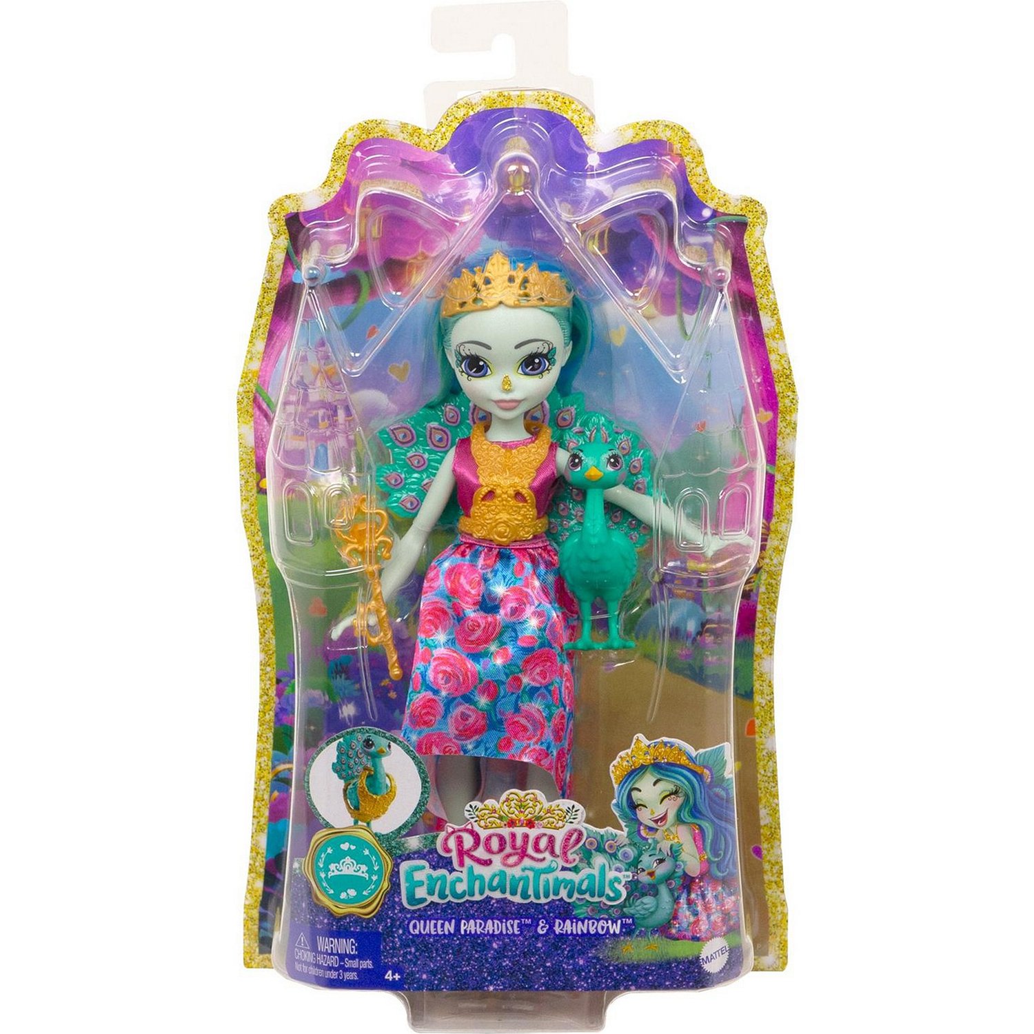 Кукла Enchantimals GYJ14 Королева Парадайз и Рейнбоу