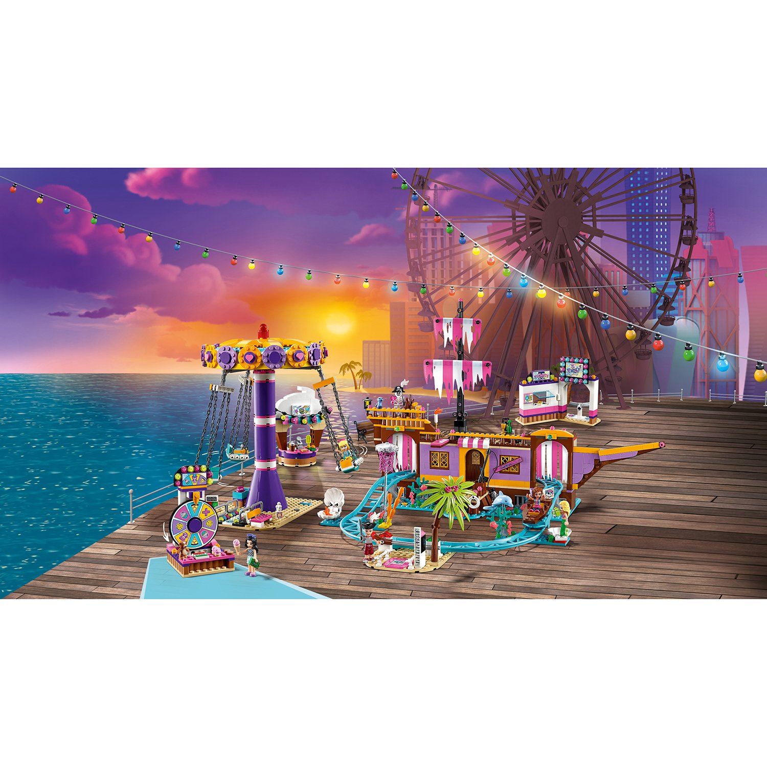 Lego Friends 41375 Прибрежный парк развлечений