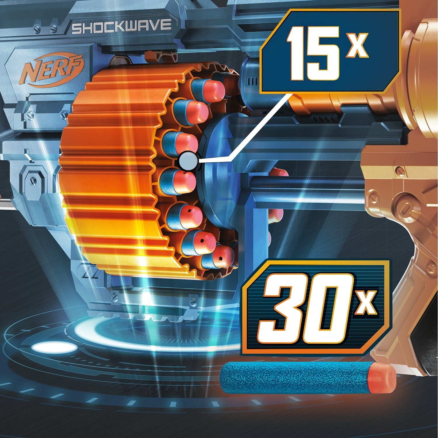 Бластер Nerf Elite 2.0 E9527 Шоквэйв