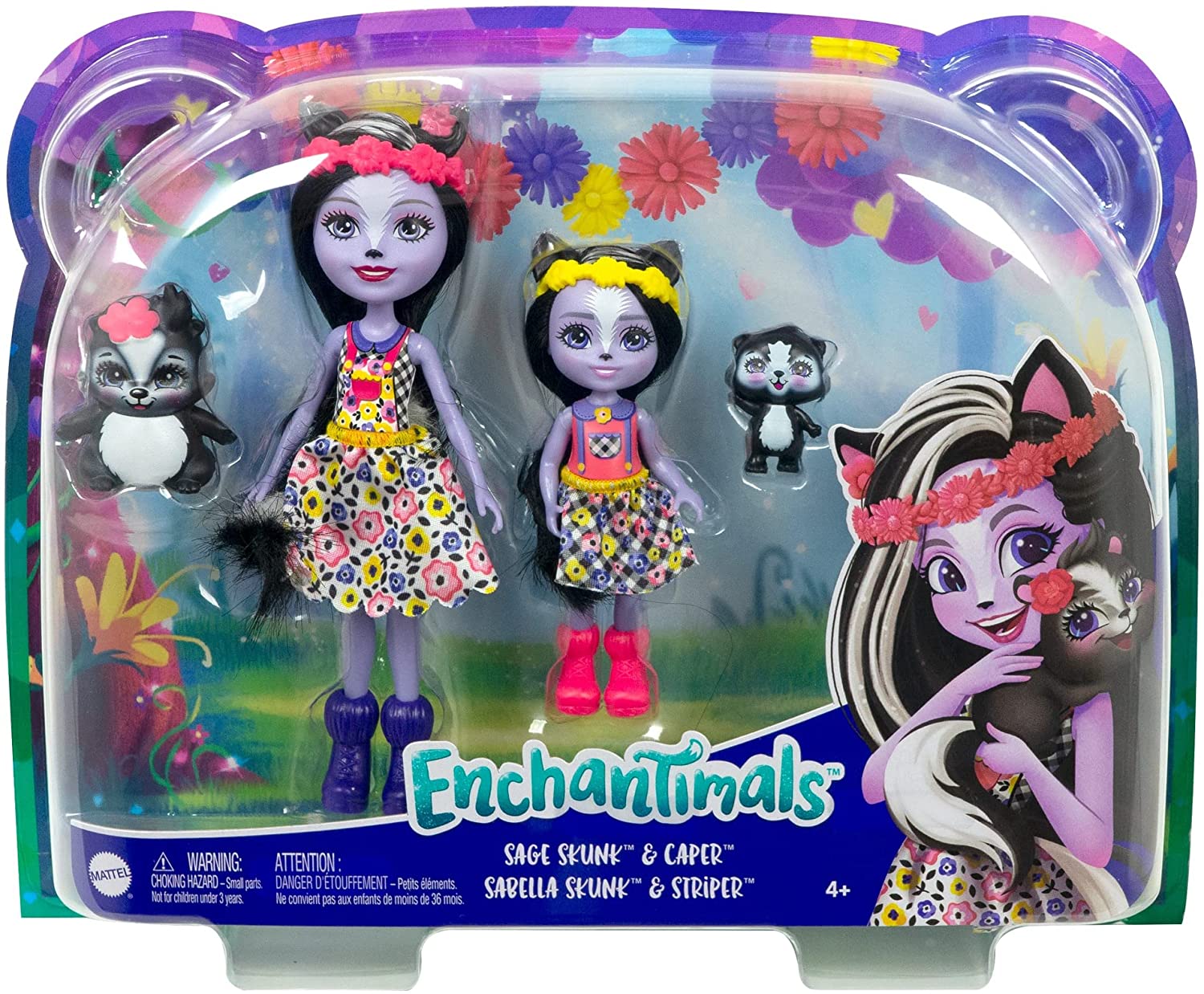 Набор Enchantimals HCF82 Сейдж и Сабелла Скунси