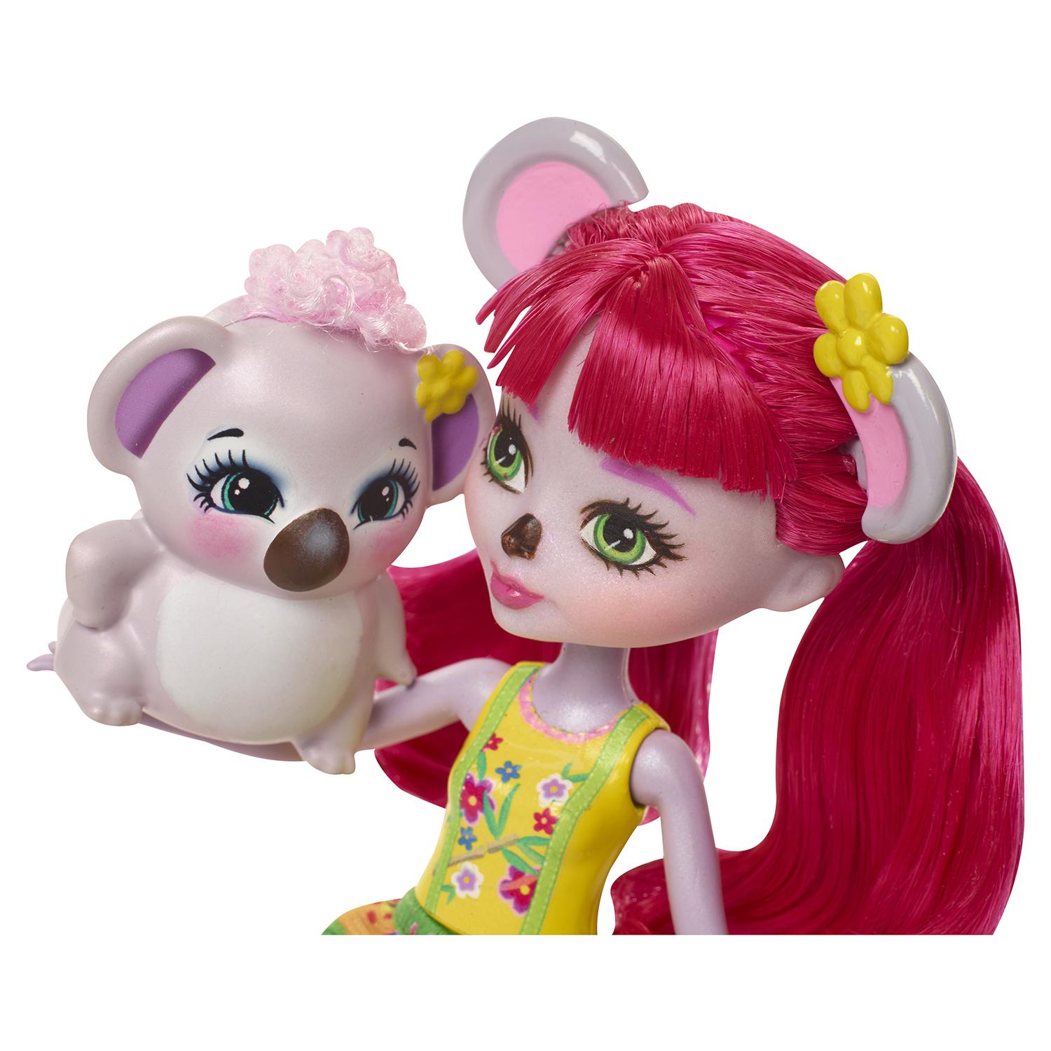 Кукла с питомцем Enchantimals FNH24 Карина Коала, 15 см