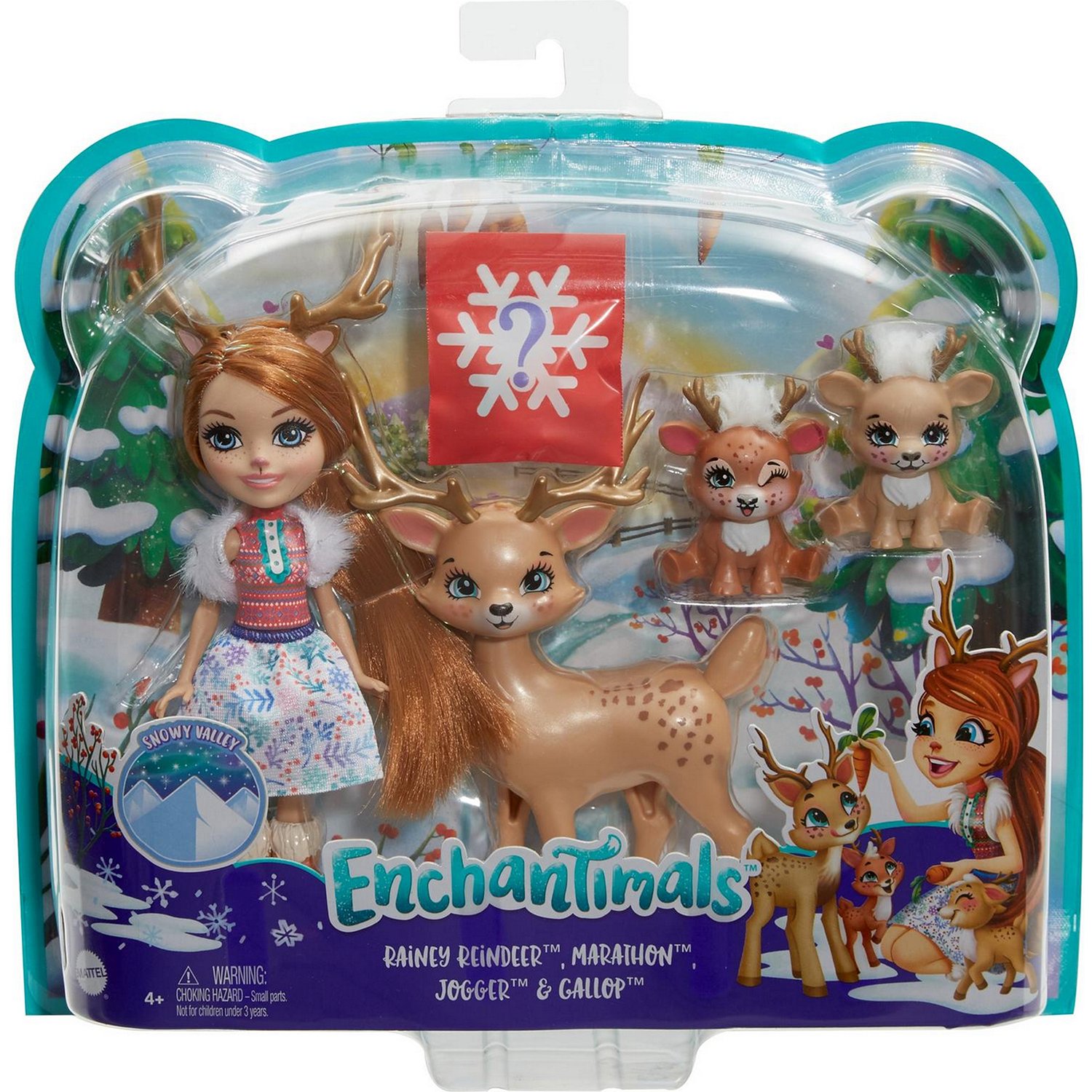 Кукла Enchantimals GNP17 Рейни Северная Оленни и семья