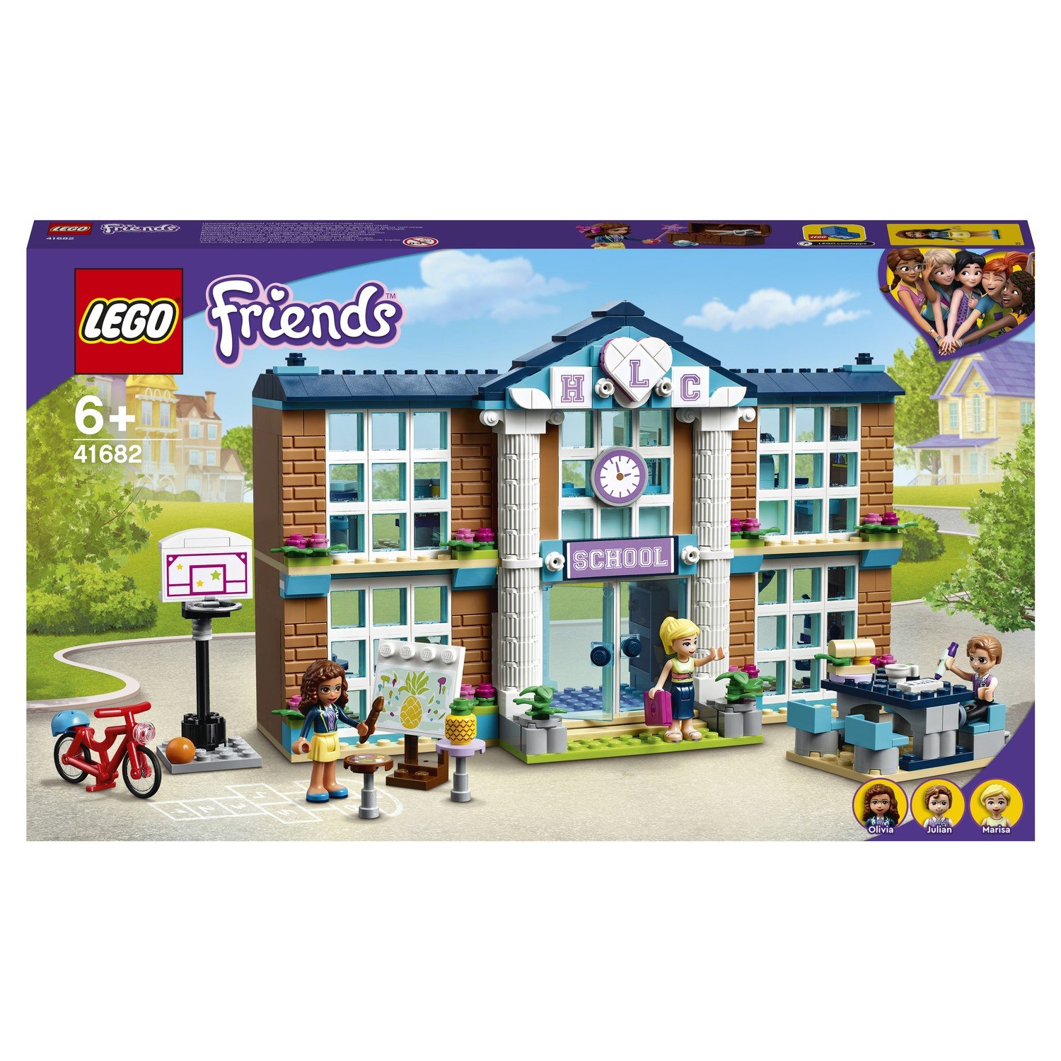 Lego Friends 41682 Школа Хартлейк Сити