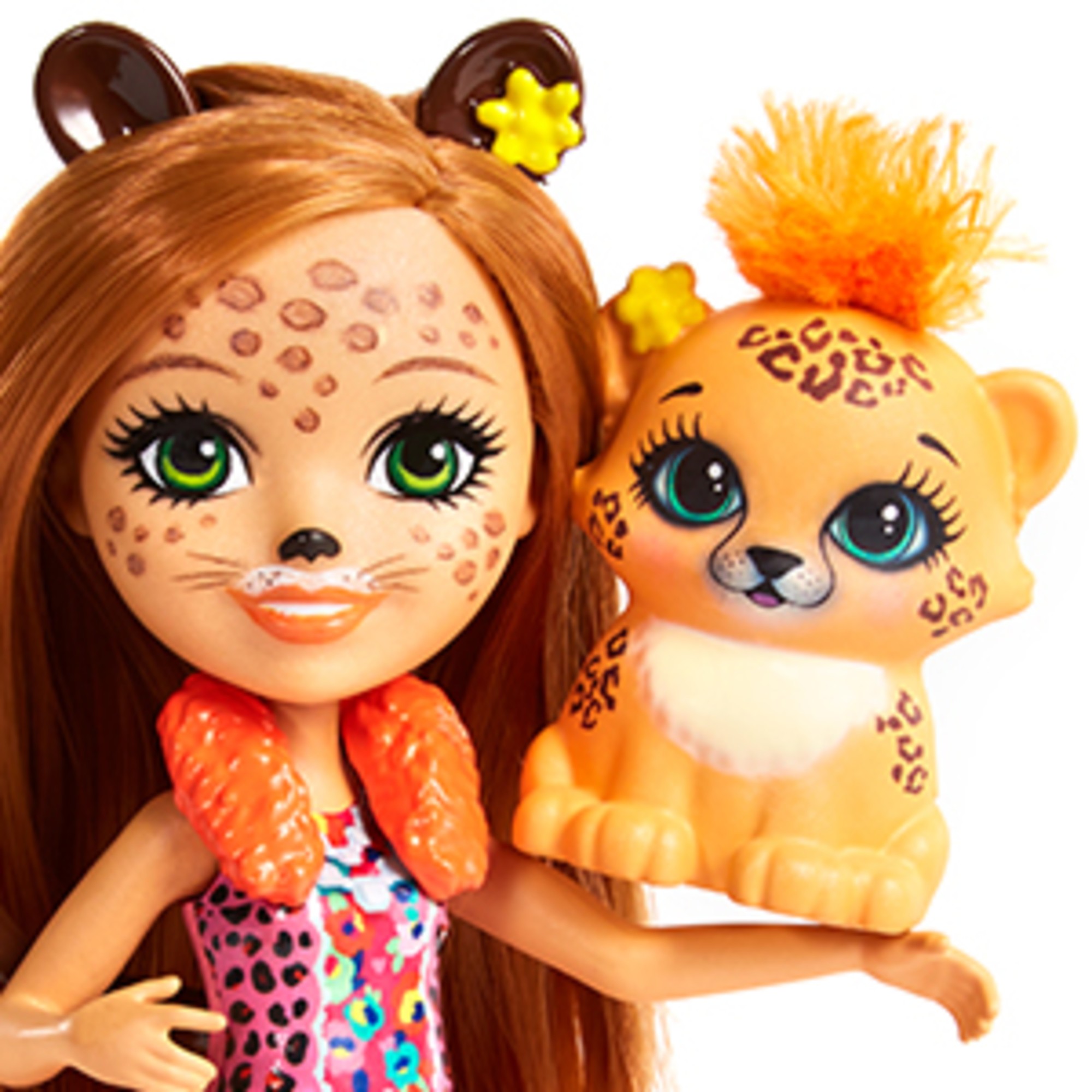 Кукла с питомцем Enchantimals FJJ20 Чериш Гепарди, 15 см