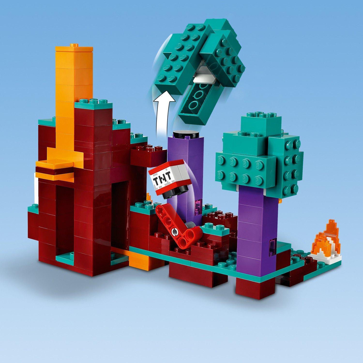 Lego Minecraft 21168 Искажённый лес