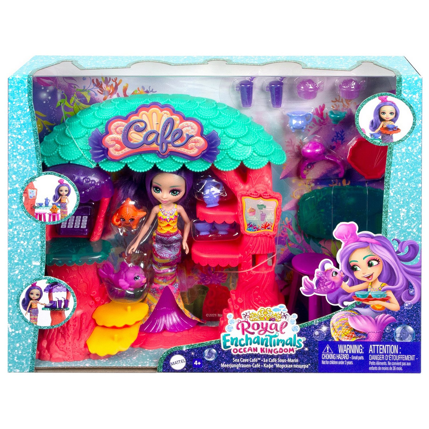 Набор Enchantimals HCF86 Кафе Морская пещера
