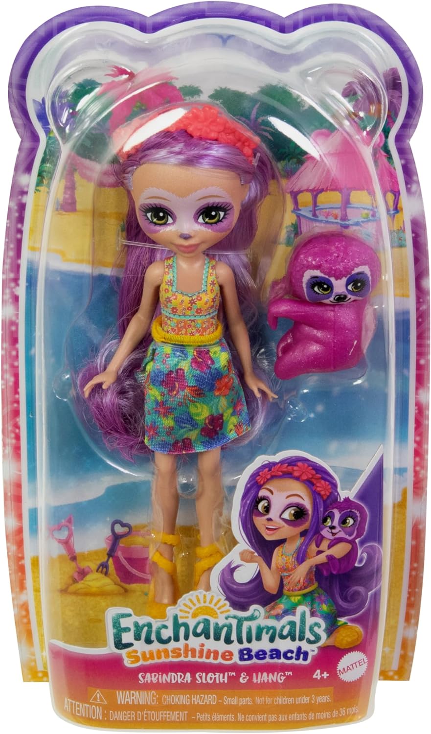 Кукла Enchantimals HRX82 Сабиндра Ленивец и Хэнг