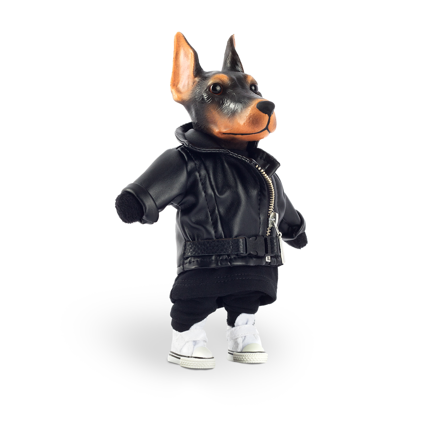 Коллекционная мягкая игрушка Sobasiki s400 Доберман Ричи