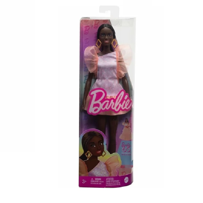 Кукла Barbie HRH14 216 в персиковом платье