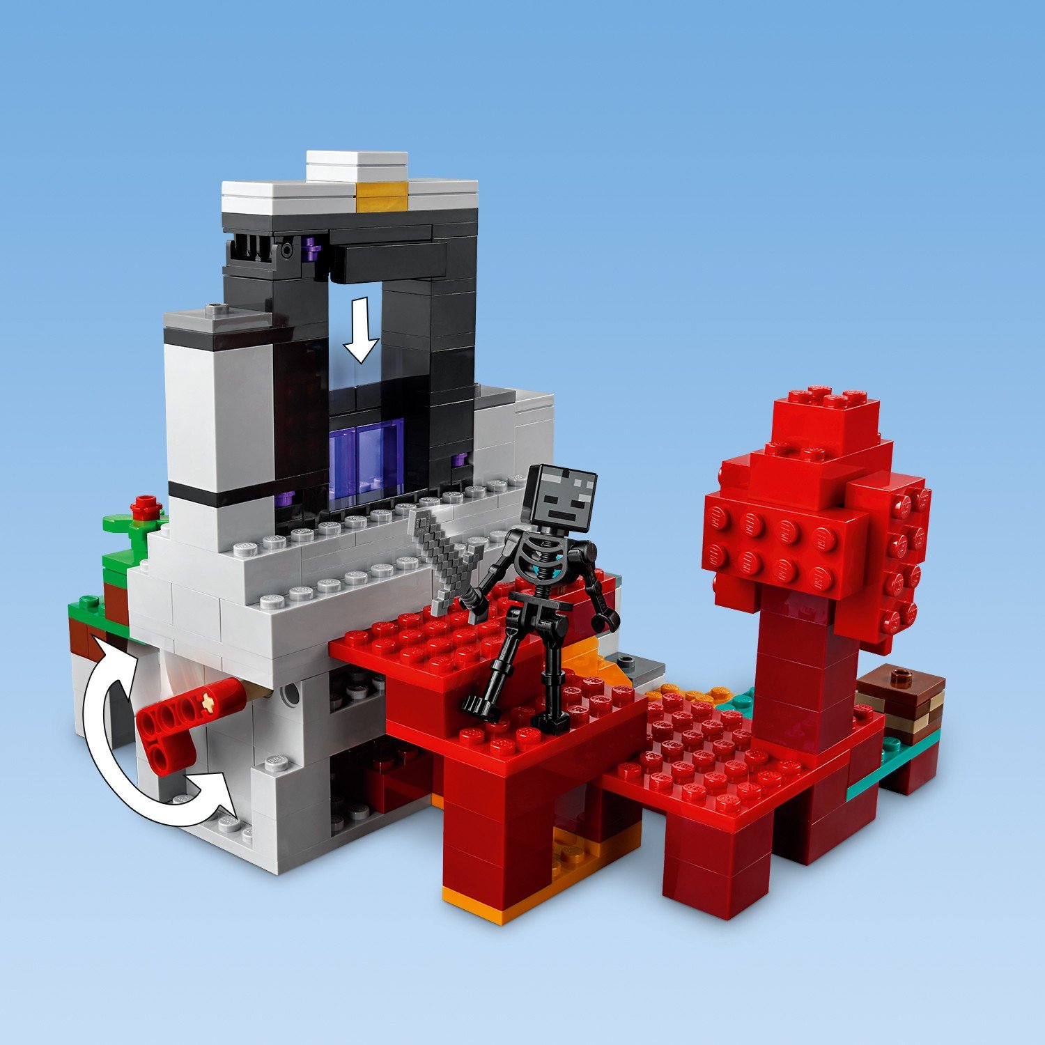 Lego Minecraft 21172 Разрушенный портал